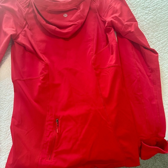 Lululemon Run Jacket M Current Red EXC 6-8 - Picture 12 of 15